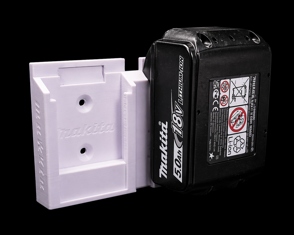 Makita 18V batteriholder / veggfeste